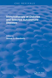 Immunotherapy of Diabetes and Selected Autoimmune Diseases_cover