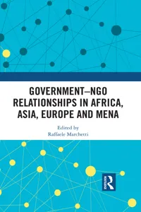 Government–NGO Relationships in Africa, Asia, Europe and MENA_cover