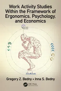 Work Activity Studies Within the Framework of Ergonomics, Psychology, and Economics_cover