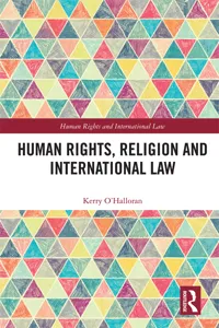 Human Rights, Religion and International Law_cover