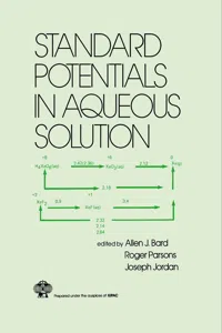 Standard Potentials in Aqueous Solution_cover