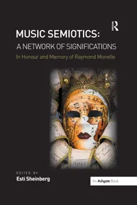 Music Semiotics: A Network of Significations_cover