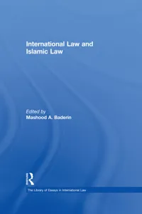 International Law and Islamic Law_cover