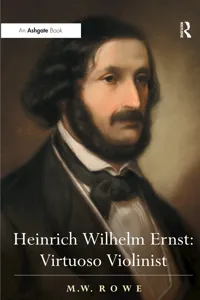 Heinrich Wilhelm Ernst: Virtuoso Violinist_cover