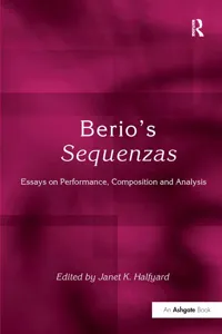 Berio's Sequenzas_cover