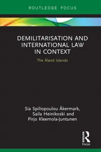 Demilitarization and International Law in Context_cover