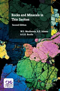 Rocks and Minerals in Thin Section_cover