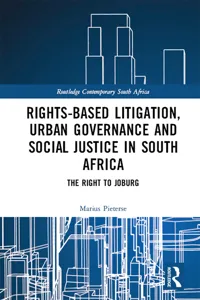 Rights-based Litigation, Urban Governance and Social Justice in South Africa_cover