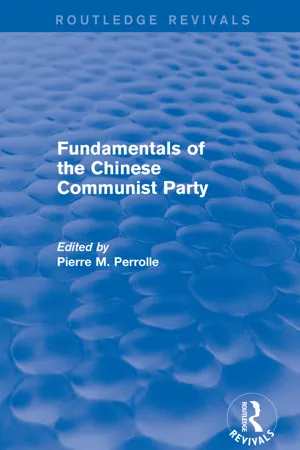Fundamentals of the Chinese Communist Party