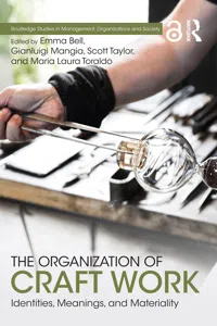 The Organization of Craft Work_cover