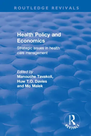 Health Policy and Economics