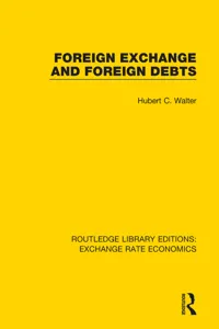 Foreign Exchange and Foreign Debts_cover