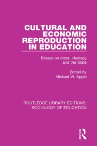 Cultural and Economic Reproduction in Education_cover
