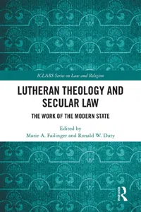 Lutheran Theology and Secular Law_cover