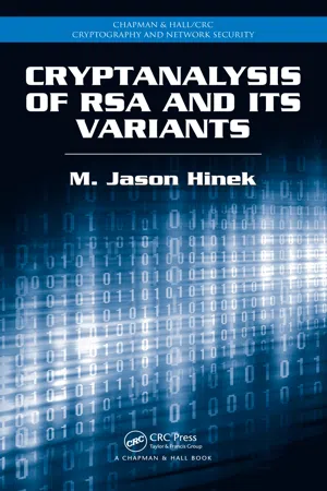 Cryptanalysis of RSA and Its Variants