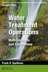 Mathematics Manual for Water and Wastewater Treatment Plant Operators: Water Treatment Operations_cover