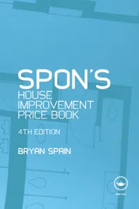 Spon's House Improvement Price Book_cover