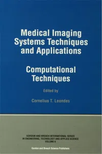 Medical Imaging Systems Techniques and Applications_cover