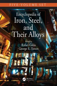 Encyclopedia of Iron, Steel, and Their Alloys, Five-Volume Set_cover