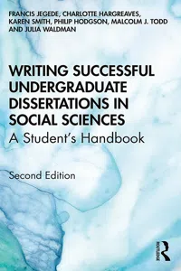 Writing Successful Undergraduate Dissertations in Social Sciences_cover