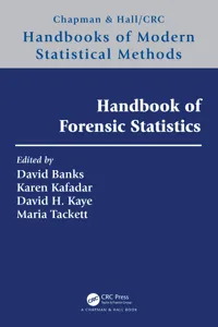 Handbook of Forensic Statistics_cover