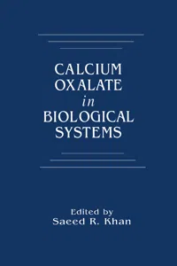 Calcium Oxalate in Biological Systems_cover