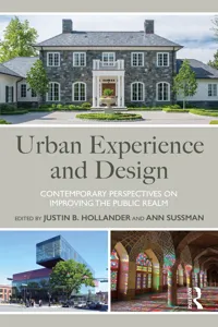 Urban Experience and Design_cover