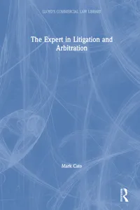 The Expert in Litigation and Arbitration_cover