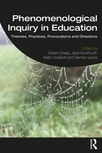 Phenomenological Inquiry in Education_cover