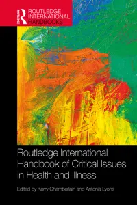 Routledge International Handbook of Critical Issues in Health and Illness_cover