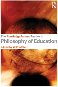 The RoutledgeFalmer Reader in the Philosophy of Education_cover