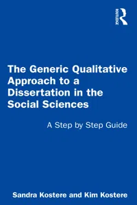 The Generic Qualitative Approach to a Dissertation in the Social Sciences_cover