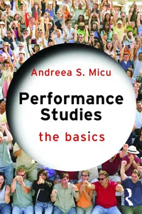 Performance Studies: The Basics_cover