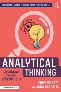 Analytical Thinking for Advanced Learners, Grades 3–5_cover