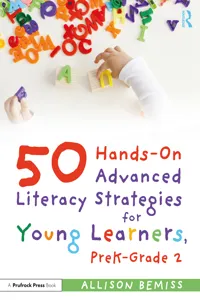 50 Hands-On Advanced Literacy Strategies for Young Learners, PreK-Grade 2_cover