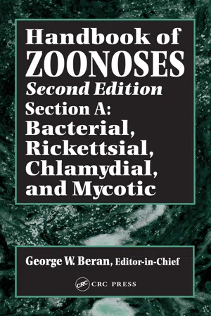 Handbook of Zoonoses, Second Edition, Section A