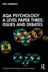 AQA Psychology A Level Paper Three: Issues and Debates_cover