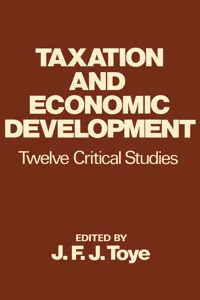 Taxation and Economic Development_cover
