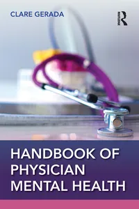 Handbook of Physician Mental Health_cover