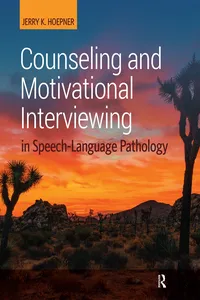 Counseling and Motivational Interviewing in Speech-Language Pathology_cover
