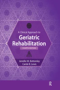 A Clinical Approach to Geriatric Rehabilitation_cover