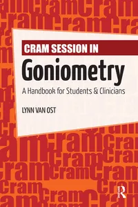 Cram Session in Goniometry_cover