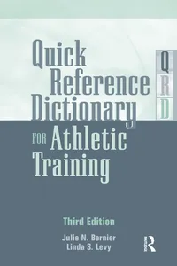 Quick Reference Dictionary for Athletic Training_cover