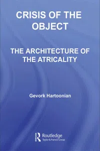 Crisis of the Object_cover