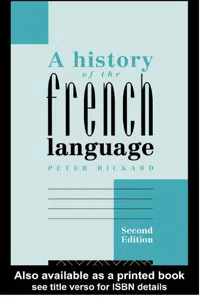 A History of the French Language_cover