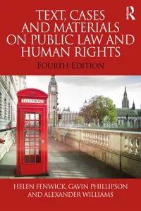 Text, Cases and Materials on Public Law and Human Rights_cover