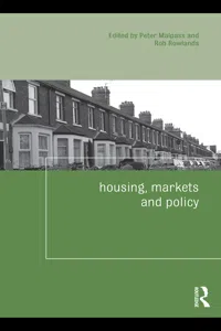 Housing, Markets and Policy_cover