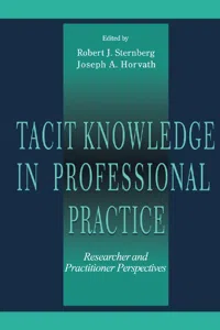Tacit Knowledge in Professional Practice_cover