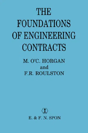 The Foundations of Engineering Contracts