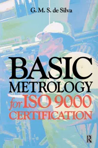 Basic Metrology for ISO 9000 Certification_cover